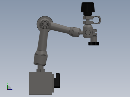磁基铰接臂左视缩略图