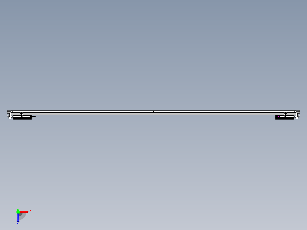 威洛博VL系列3d模型模组2VL17E2Y-S2400俯视图
