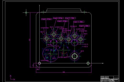 Q186-多轴钻床主轴箱（多轴箱）设计缩略图