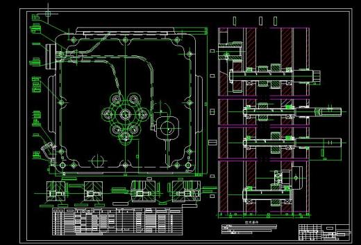 Q186-多轴钻床主轴箱（多轴箱）设计缩略图