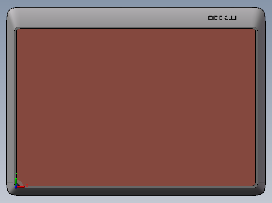汇川触摸屏前视图