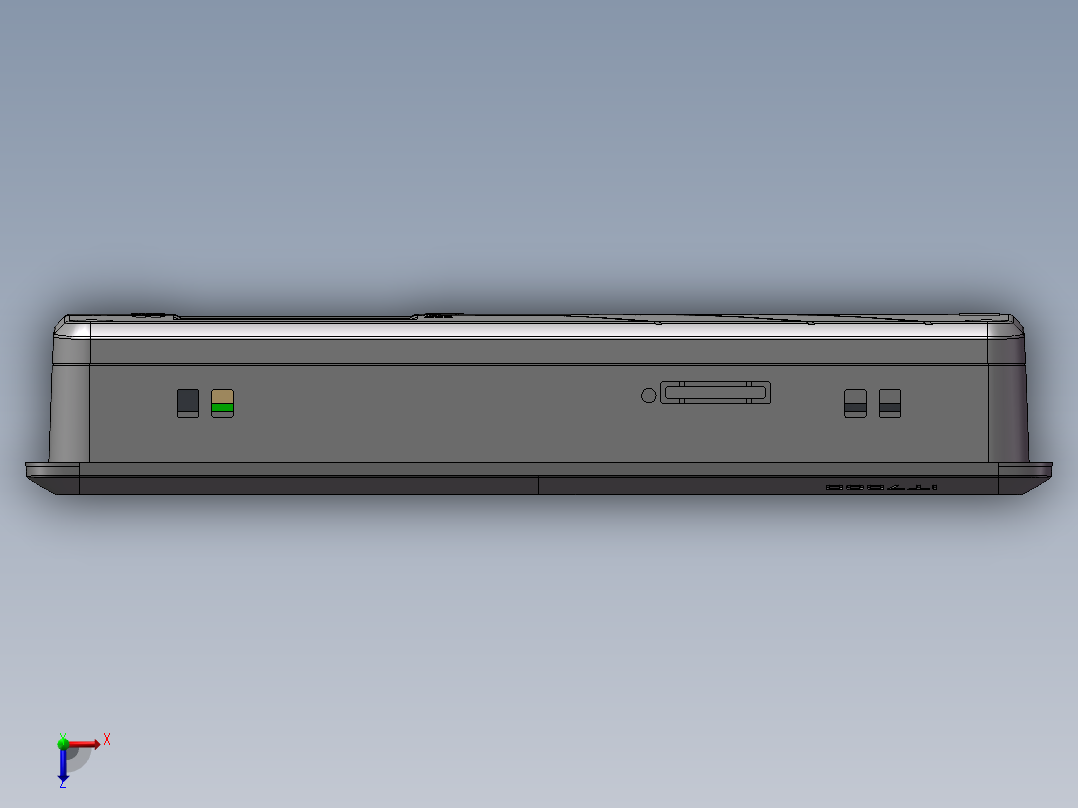 汇川触摸屏俯视图