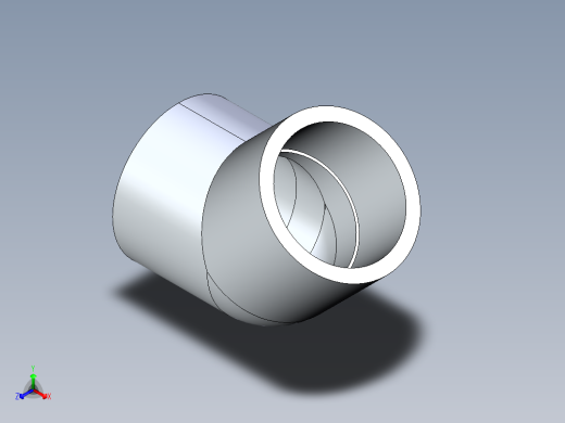聚氯乙烯配件08-Sch80_45Elbow_SxS_817-025 _2.5in