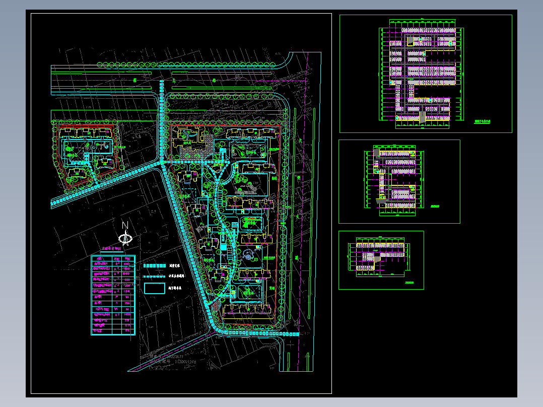 住宅小区规划总图