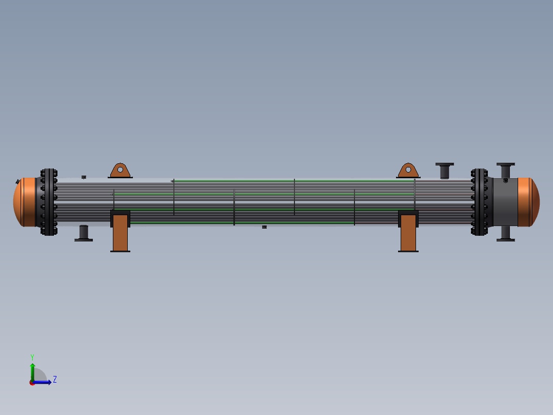 管壳式换热器sw18左视图