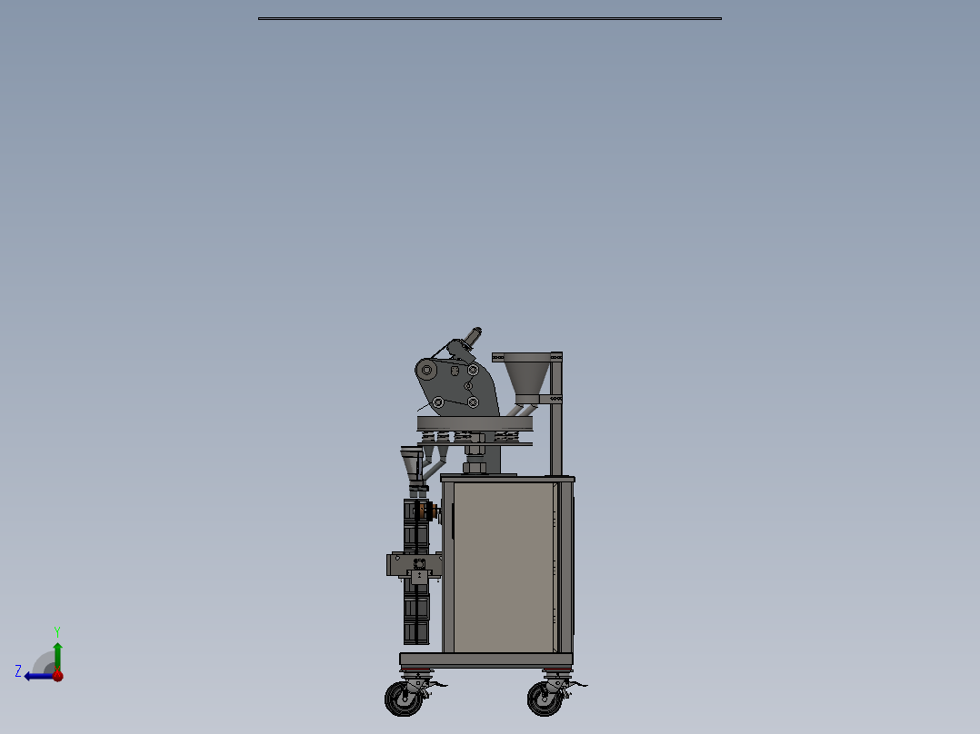 双封口包装机袋式颗粒封口机sw16右视图