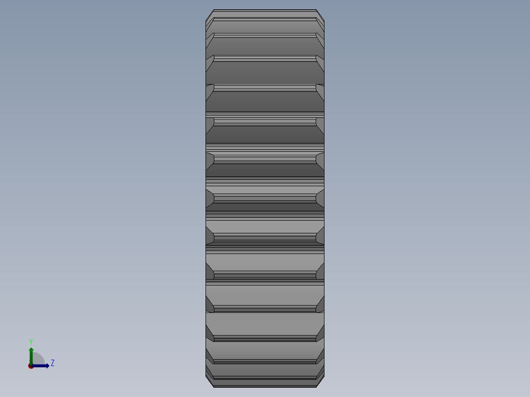 高频淬火直齿轮[SGGNCB3-30-A-40N]左视图