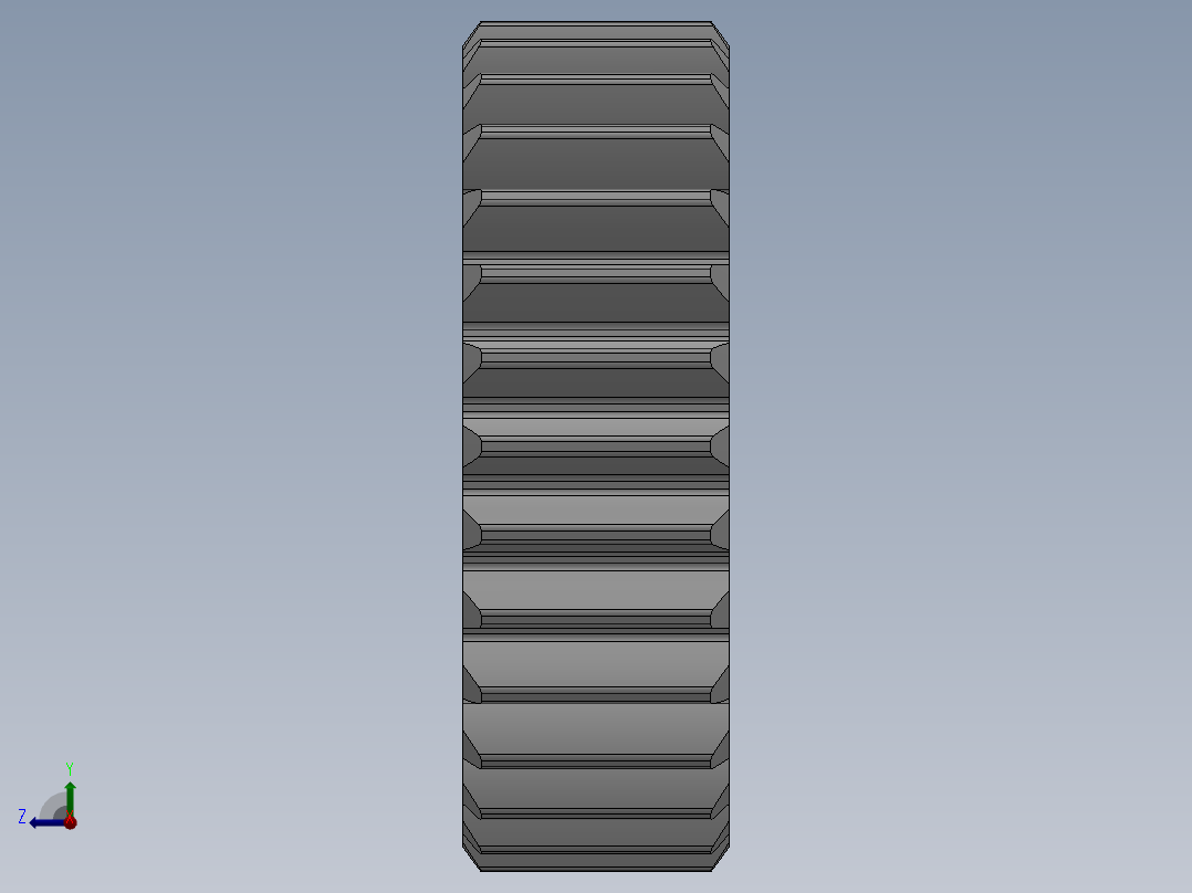 高频淬火直齿轮[SGGNCB3-30-A-40N]右视图