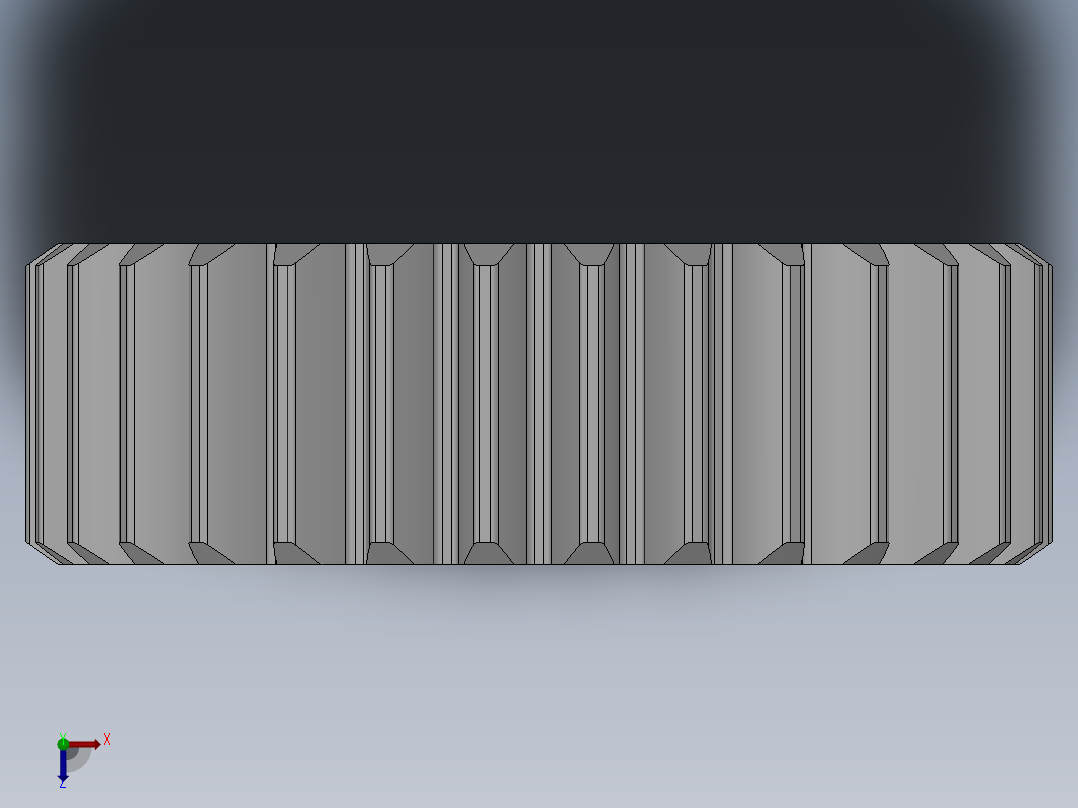 高频淬火直齿轮[SGGNCB3-30-A-40N]俯视图