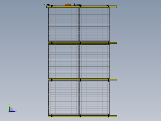 安全防护围栏 左视缩略图