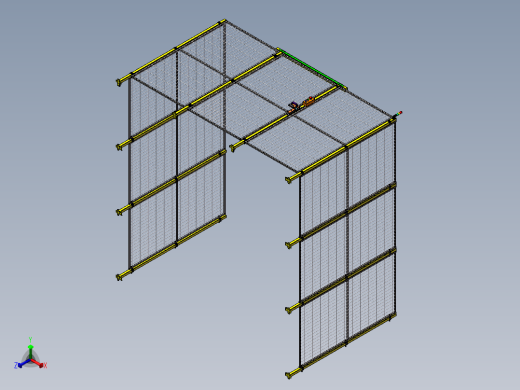 安全防护围栏 正等轴测缩略图