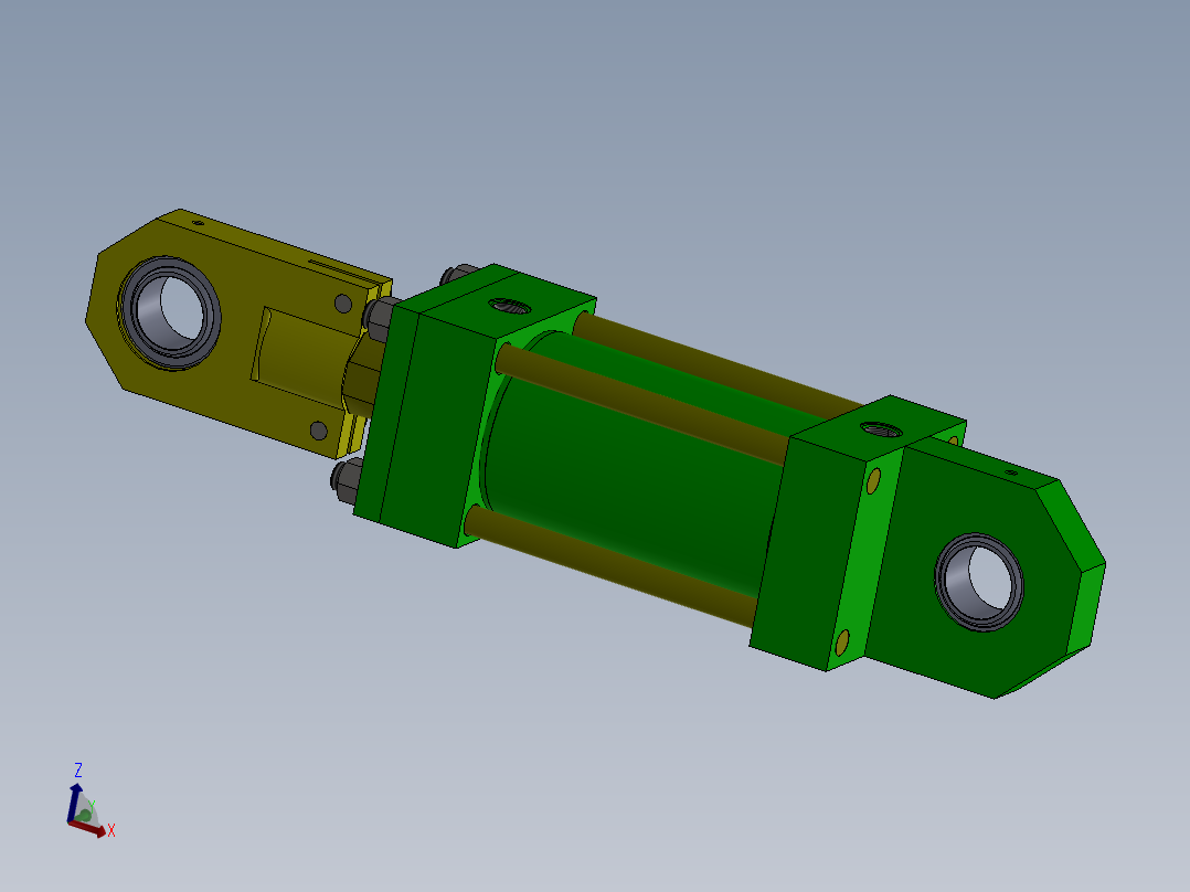 连接杆液压缸（DANIELI）（完成面积包tr）125x70x200毫米