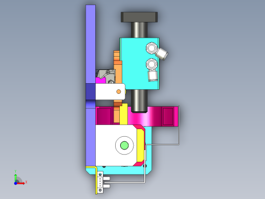 顶升移栽机构前视缩略图