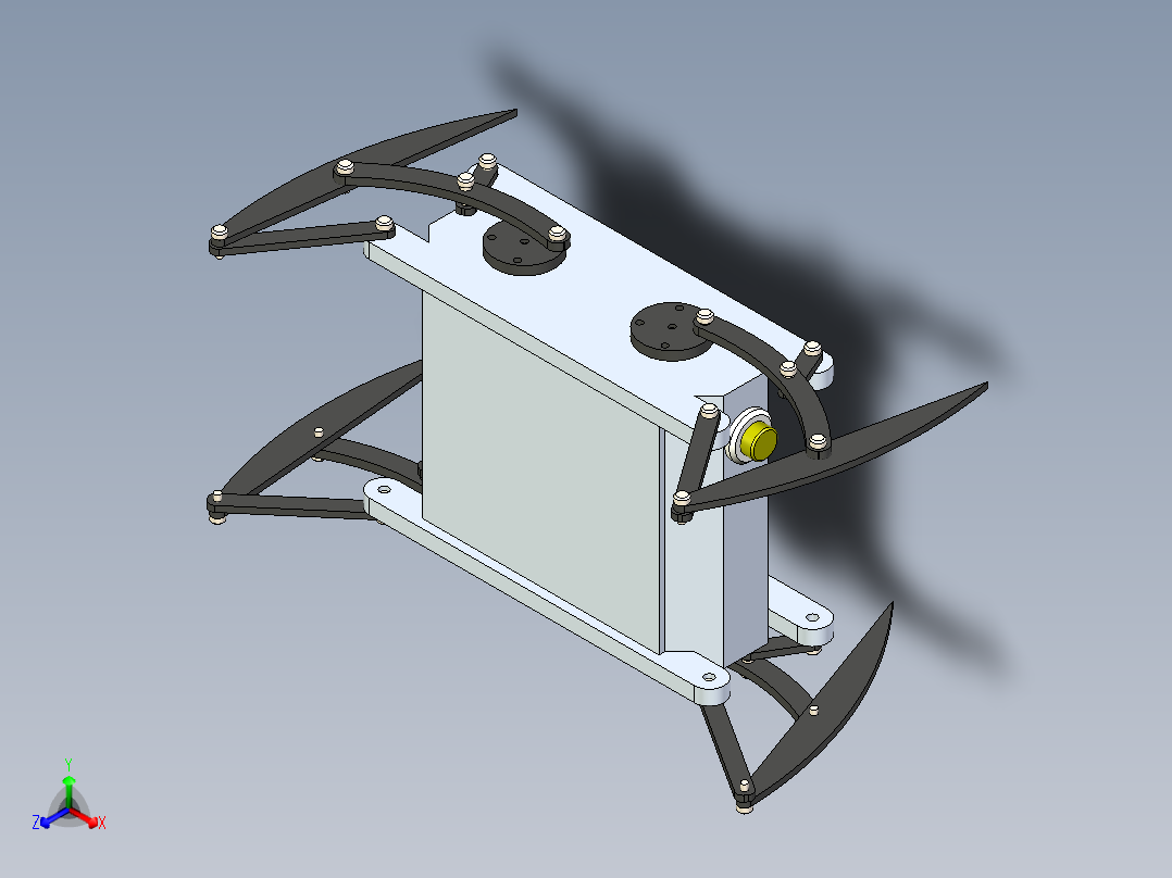 蜘蛛四足仿生机构