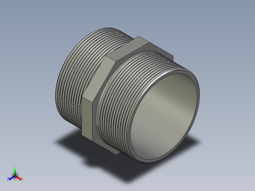螺纹管对丝-六角等径 DN65