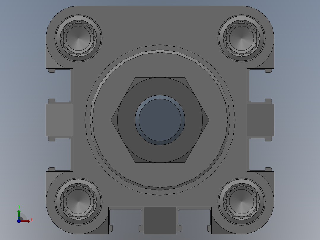 费斯托气缸DNC_32_225_PPV_A前视图