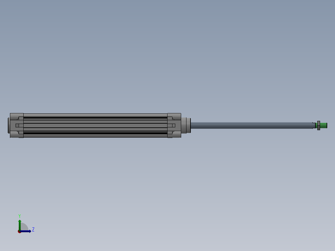 费斯托气缸DNC_32_225_PPV_A左视图