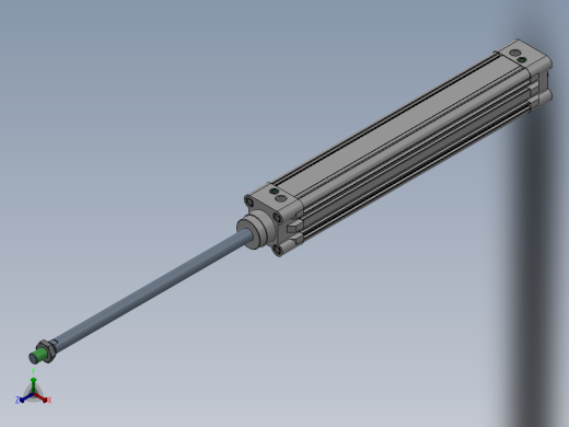 费斯托气缸DNC_32_225_PPV_A正等轴测缩略图