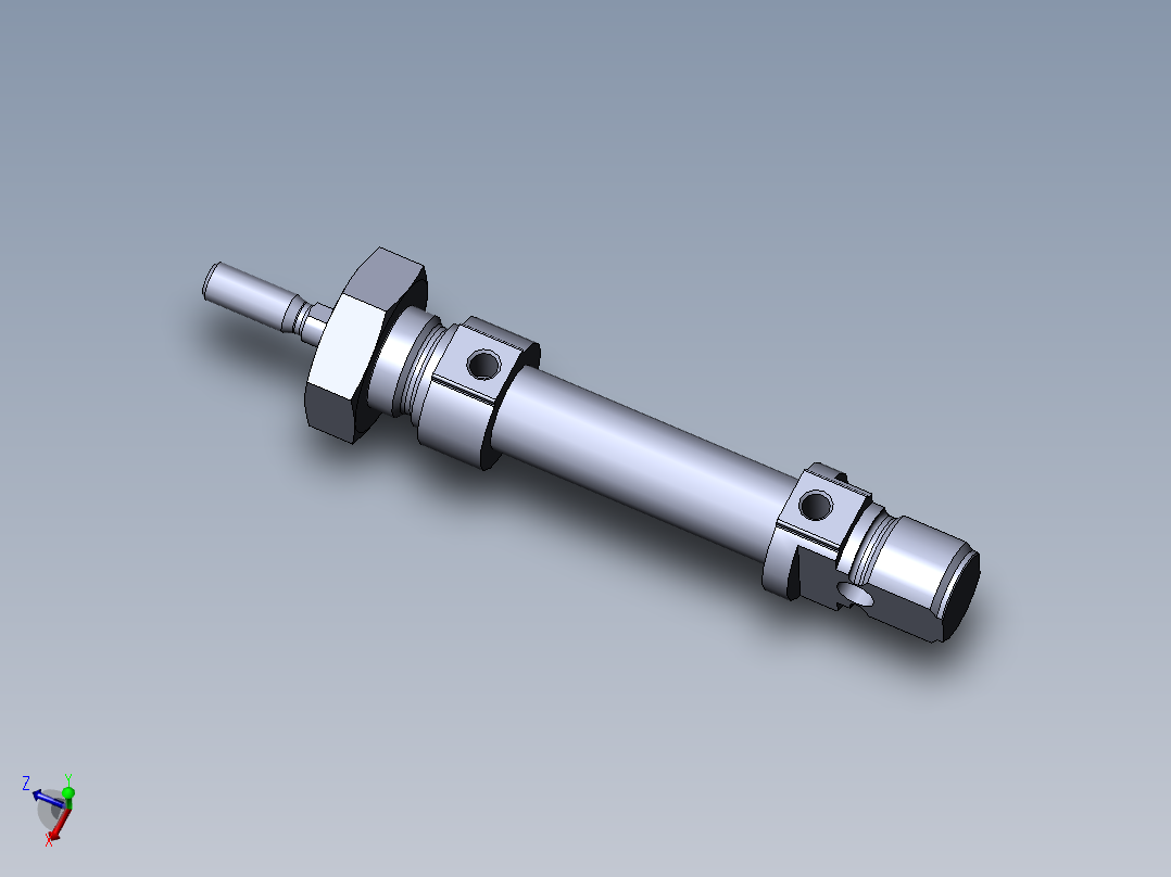 费斯托气缸1908255_DSNU-12-15-P-A主视图