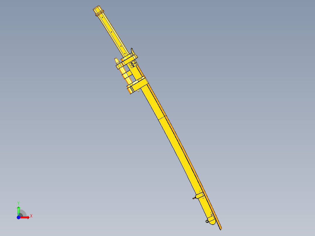 明日方舟红刀芦苇刀前视图