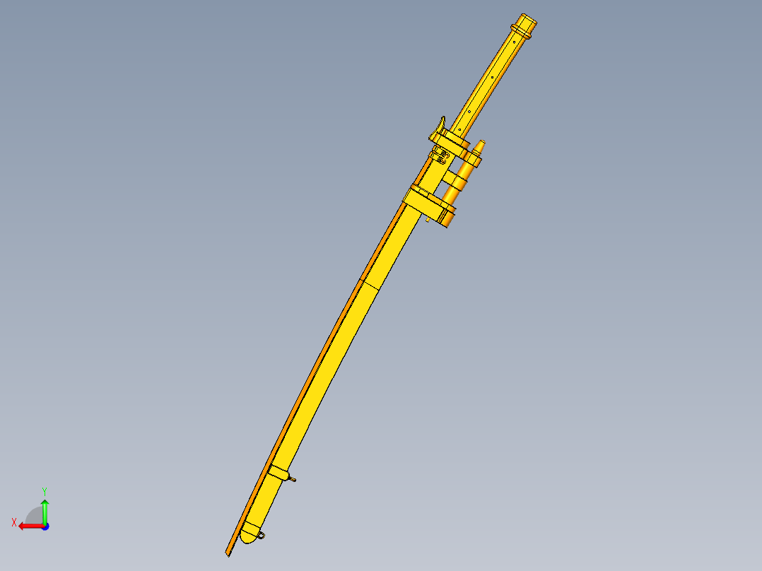 明日方舟红刀芦苇刀后视图