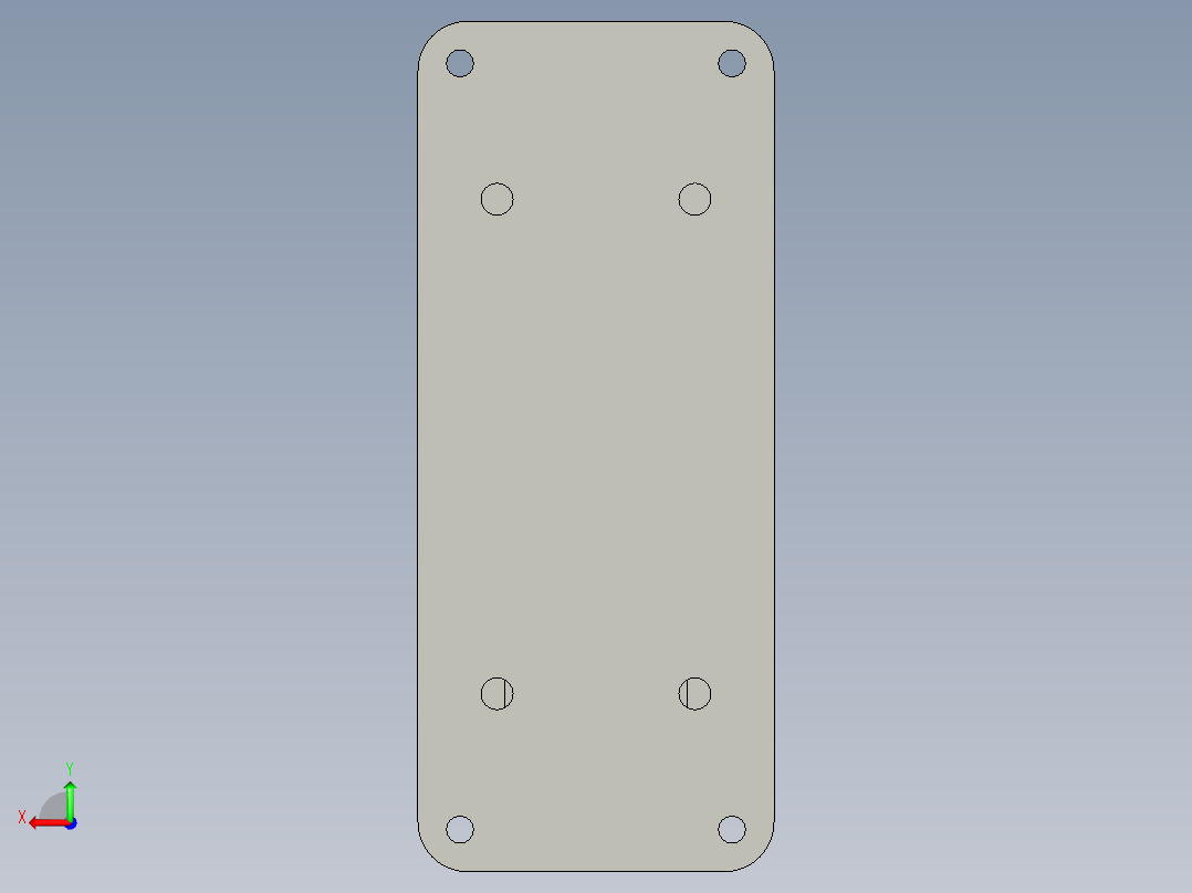 四位按钮盒装配后视图