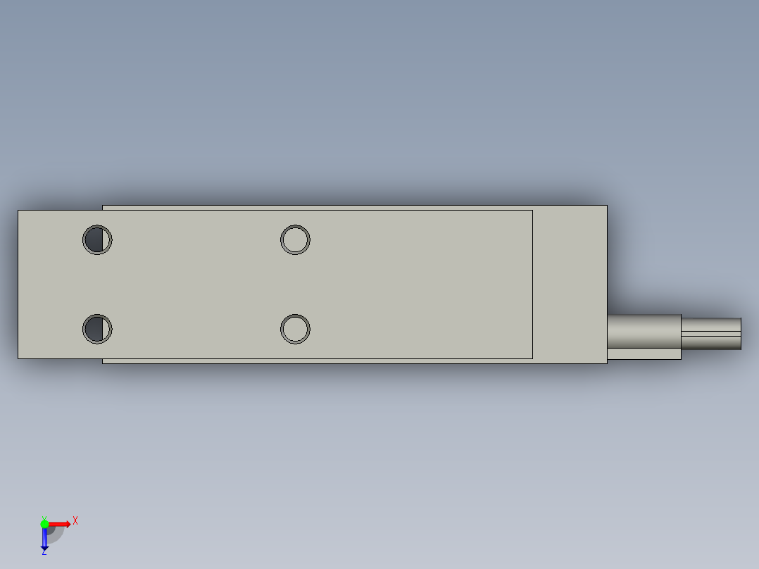 MXH6-20Z-M9BL俯视图