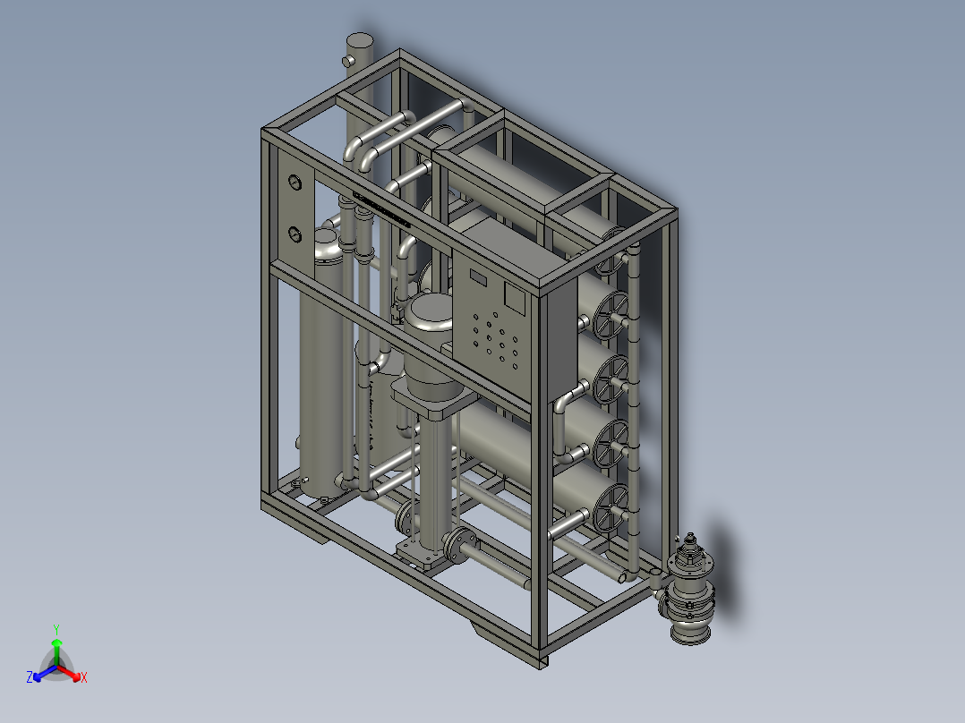 车载5T-膜壳横放主视图