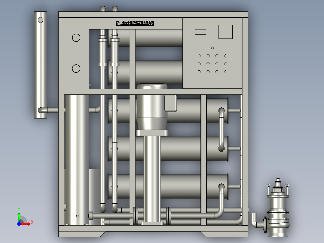 车载5T-膜壳横放前视图