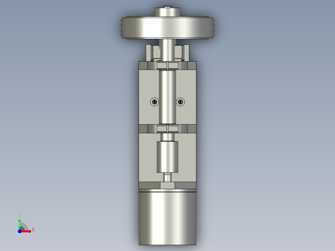 2018SOLIDWORKS0201Z编码器固定模组前视图