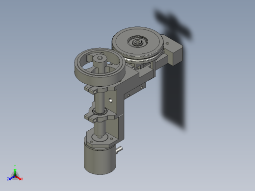 2018SOLIDWORKS0201Z编码器固定模组正等轴测缩略图