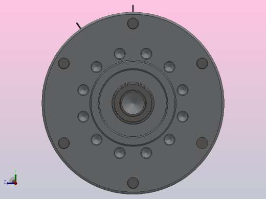 RE 精短组合型中实回转油缸（二）[RE-200K]右视缩略图
