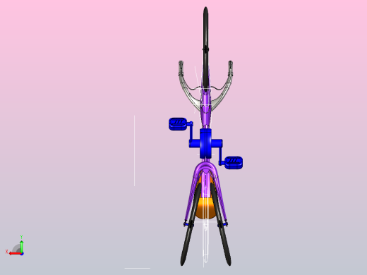 概念自行车模型2后视缩略图