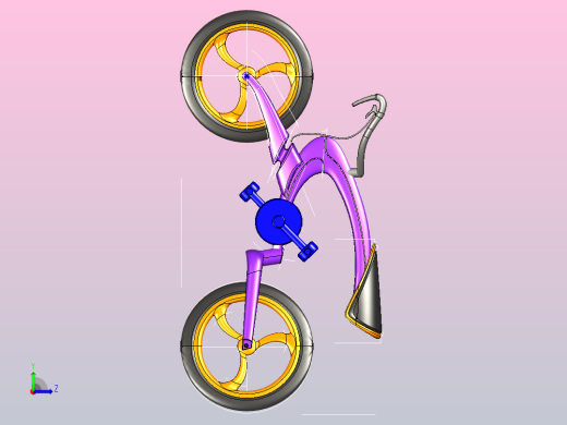 概念自行车模型2左视缩略图