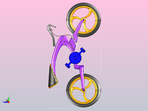 概念自行车模型2右视缩略图