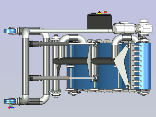 块电梯输送机左视缩略图