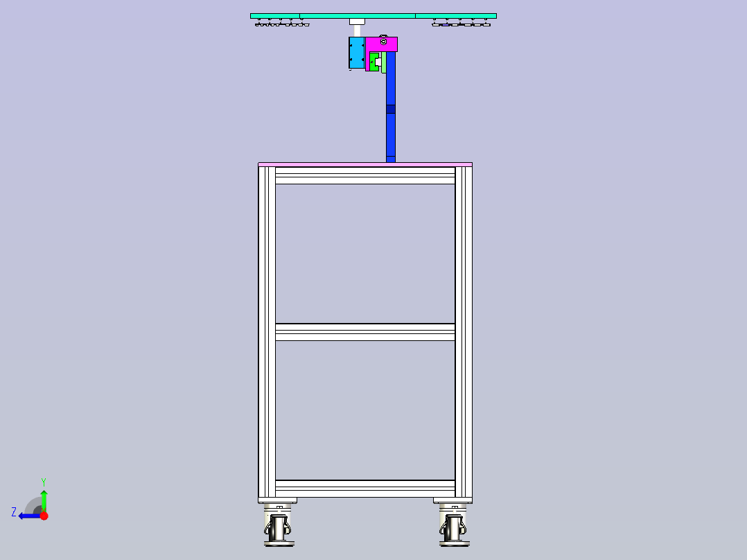 吸附机械手模型图右视图