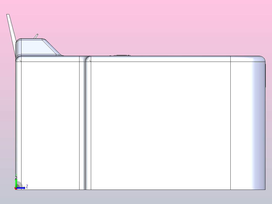 爱普生L121 L120电脑打印机左视图