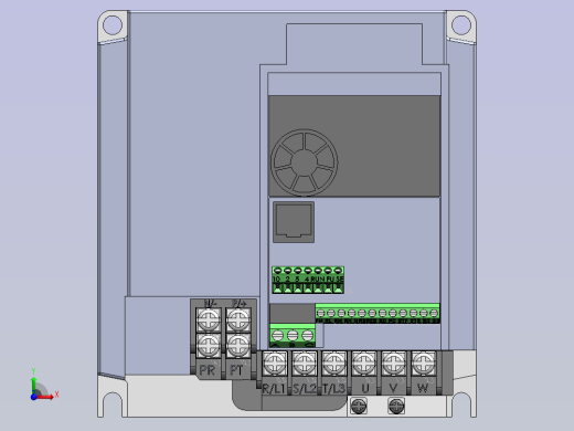 逆变器FR-E740-0.4kw前视缩略图