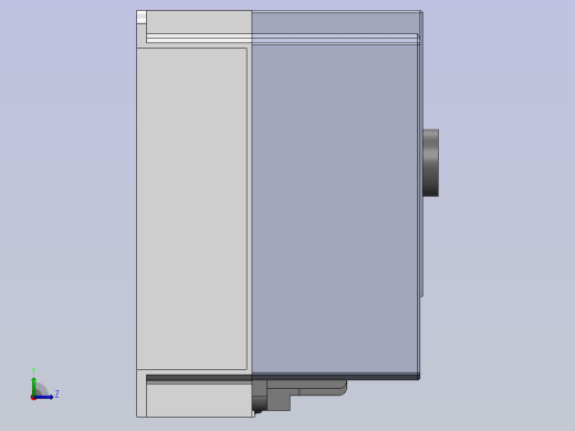 逆变器FR-E740-0.4kw左视缩略图