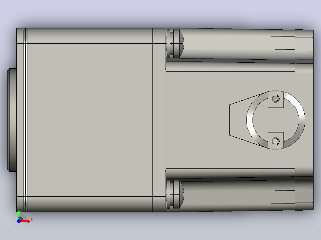 Z6BLD200W配6GUL型齿轮箱整机前视图