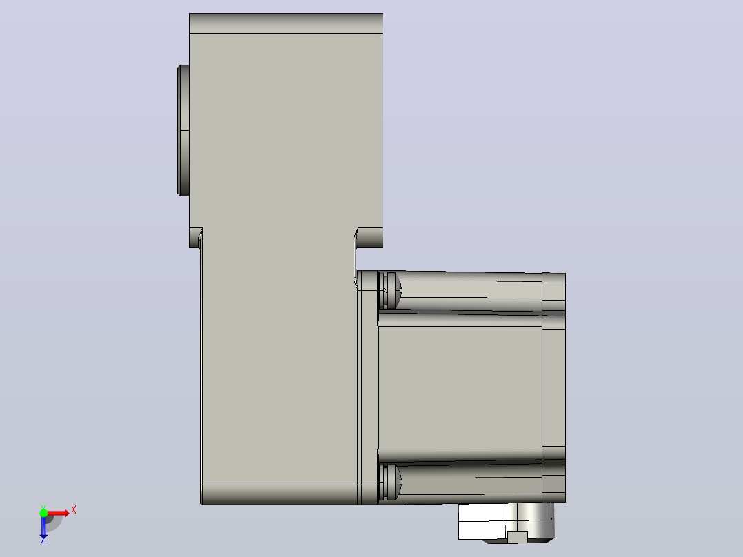 Z6BLD200W配6GUL型齿轮箱整机俯视图