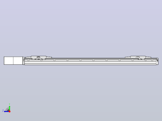 皮带直线轴双滑块型TPA-GCBS-120-P70-L275-QR-M20-N3右视缩略图