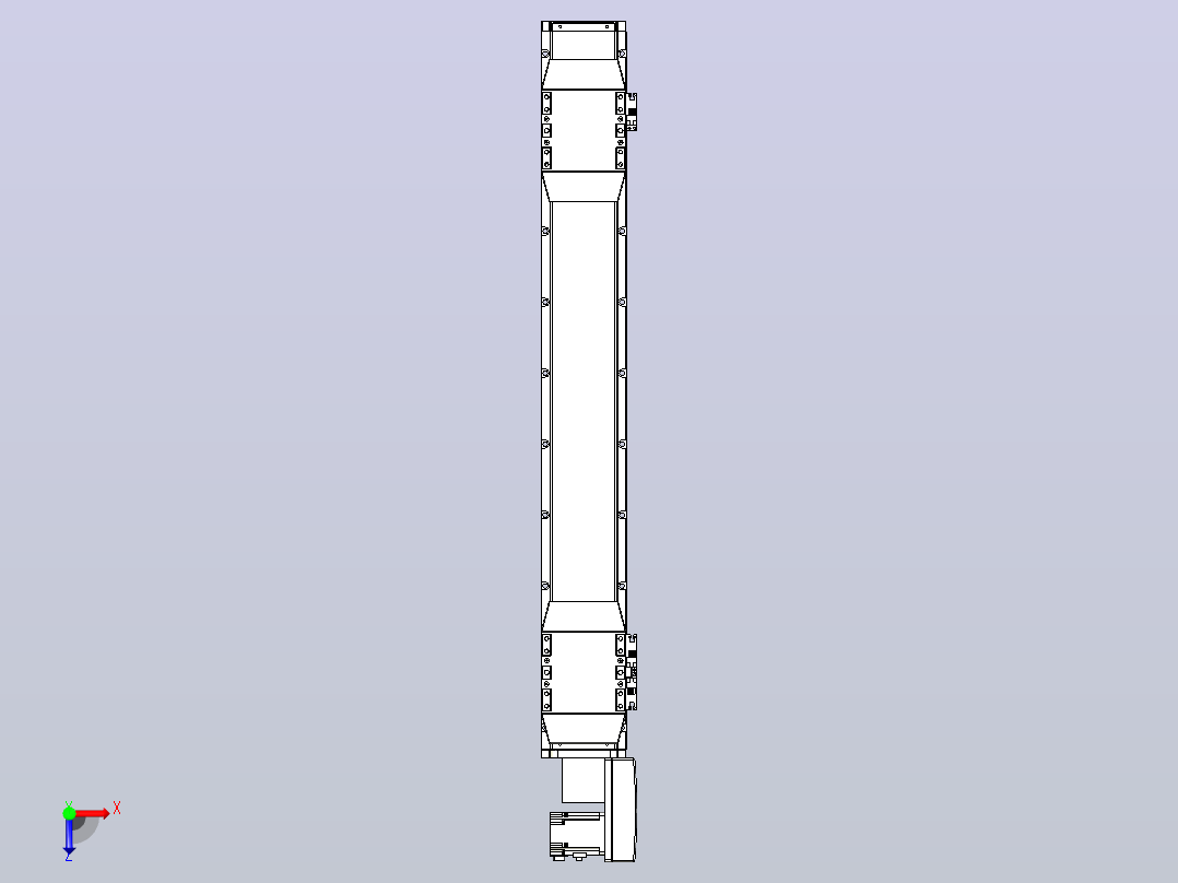 皮带直线轴双滑块型TPA-GCBS-120-P70-L275-QR-M20-N3俯视图