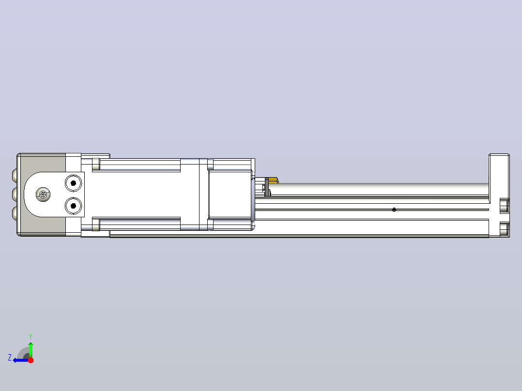 KK60-200A1-HL0模组 标准A1滑座 KK60-A1-HL0 替换上银右视图