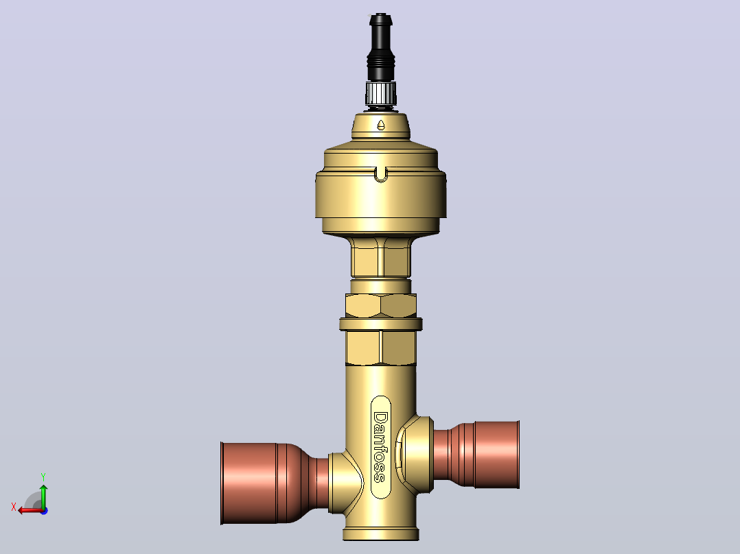 ETS50电动膨胀阀Danfoss (2)后视图