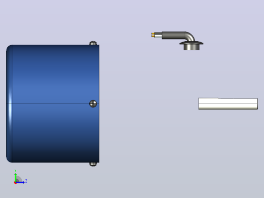 YF调速电磁制动电机25YF02-1800左视缩略图