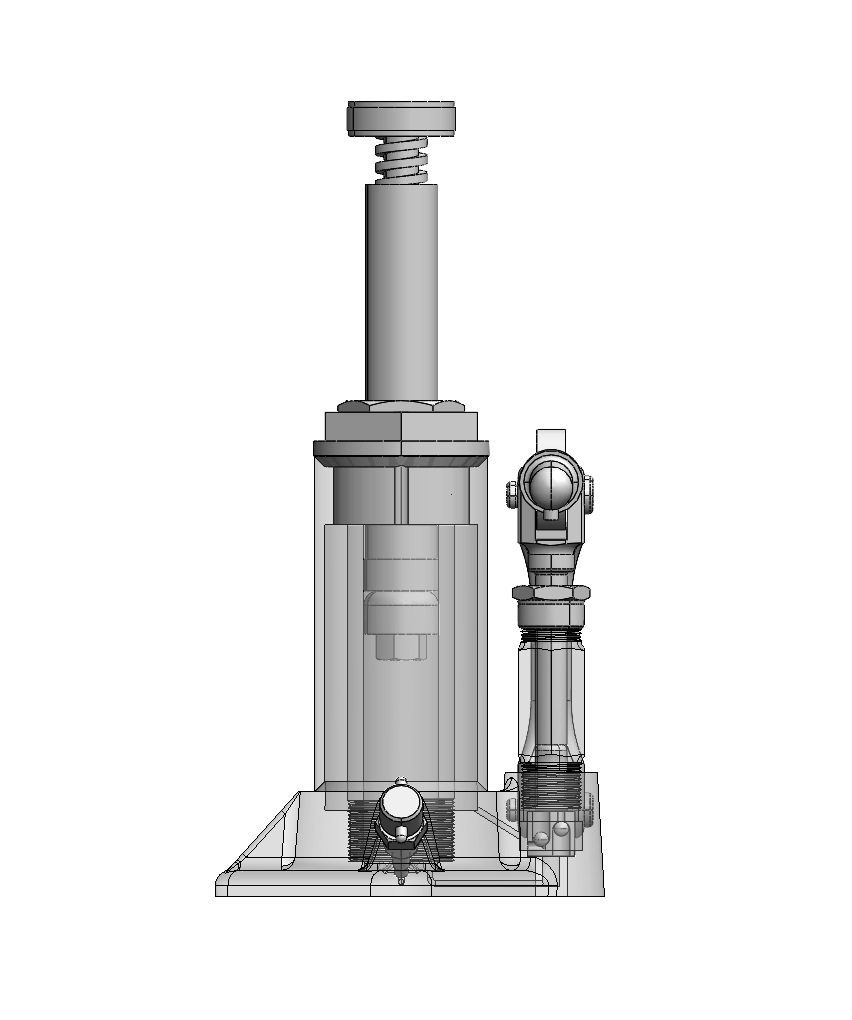重载液压千斤顶(SW+CAD)