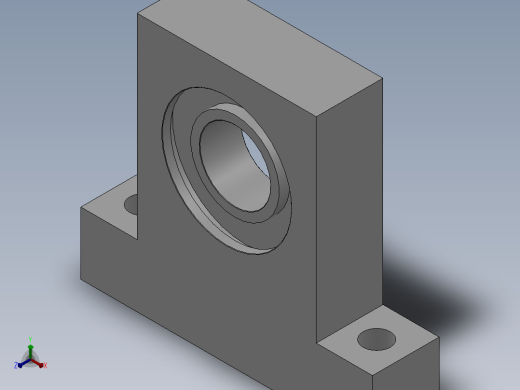 T型高度选择型轴承座组件_BTC-6003-2Z-40-A主视缩略图