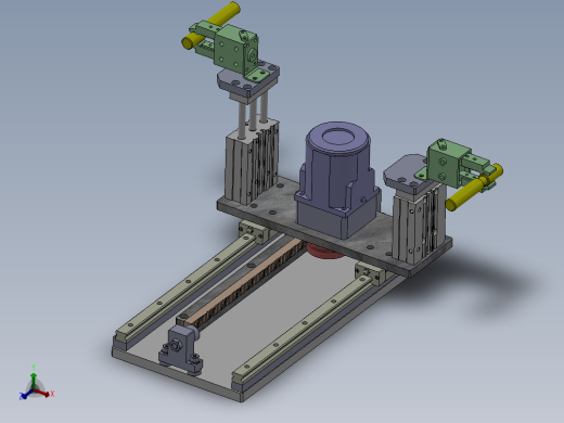 移动送棒料模组